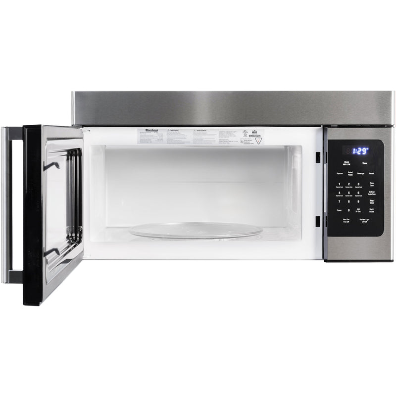 Blomberg 30-inch, 1.6 cu. ft. Over-the-Range Microwave Oven BOTR30100SS IMAGE 4