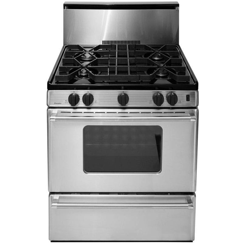 Premier 30-inch Freestanding Gas Range with 4 Burners P30S3202PS IMAGE 1