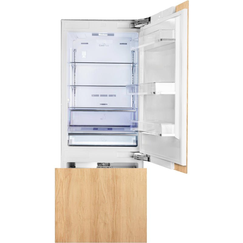 Blomberg 30-inch, 16.4 cu.ft. Built-in Bottom Freezer Refrigerator BRFB1900FBI IMAGE 3