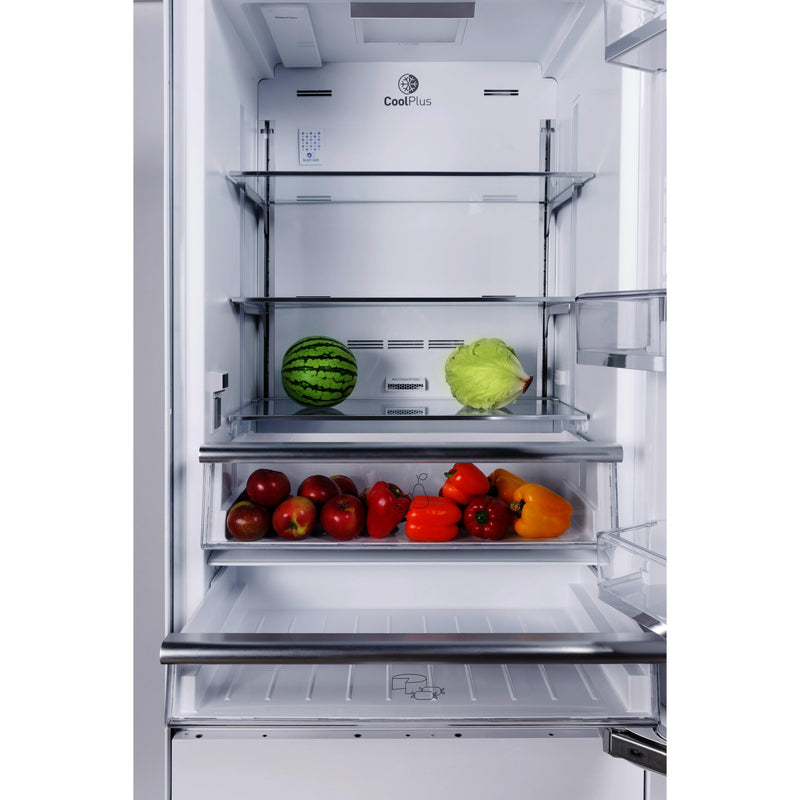 Blomberg 30-inch, 16.4 cu.ft. Built-In Bottom Freezer Refrigerator with Automatic Ice Machine BRFB1920FBI IMAGE 12