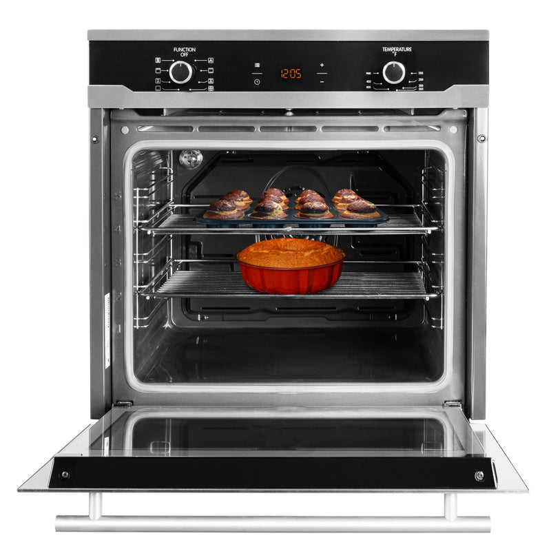 Blomberg 24-inch, 2.5 cu.ft. Built-in Single Wall Oven with Convection BWOS24110B IMAGE 2