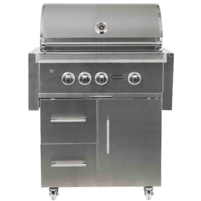 Coyote S-Series 30in Freestanding Gas Grill C2SL30LP-FS IMAGE 1