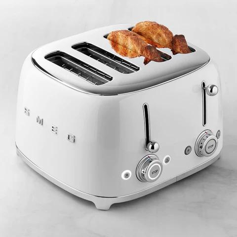 Smeg 4-Slice Toaster TSF03WHUS IMAGE 2