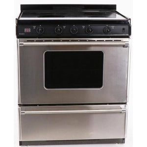 Premier 30-inch Freestanding Electric Range with 4 Elements EDS7X0BP-STAINLESS IMAGE 1