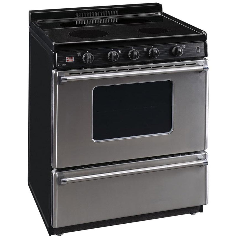 Premier 30-inch Freestanding Electric Range with 4 Elements EDS7X0BP-STAINLESS IMAGE 2