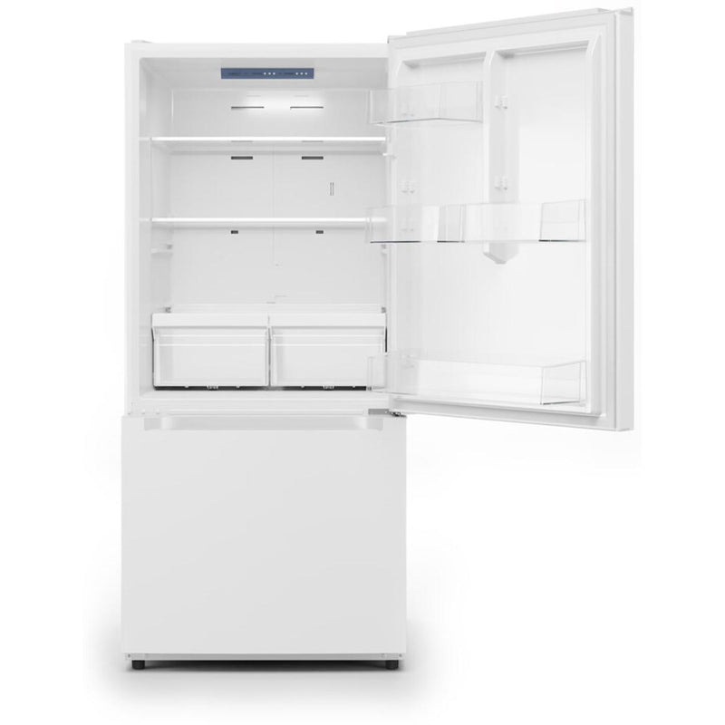 Midea 30-inch, 18.7 cu. ft. Bottom Freezer Refrigerator MRB19B7AWW IMAGE 2