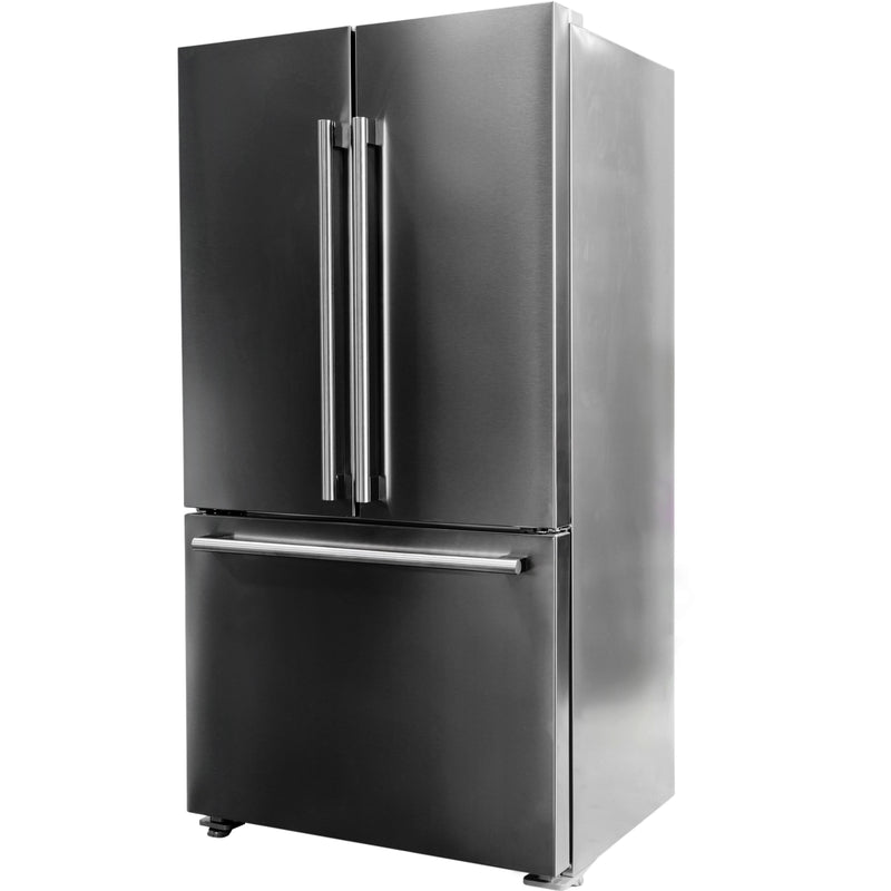Blomberg 36-inch, 19.86 cu.ft. Counter-Depth French 3-Door Refrigerator with Water Dispenser BRFD2230XSS IMAGE 15