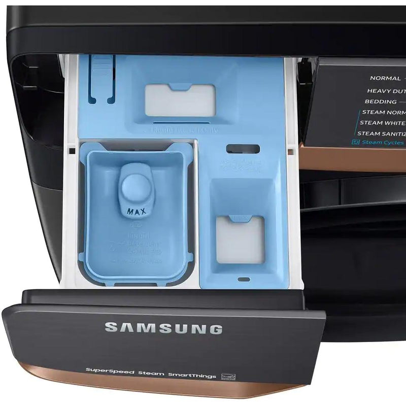 Samsung Smart Front Loading Washer with Super Speed Wash and Steam WF50BG8300AVUS IMAGE 5
