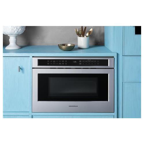 Monogram 24-inch, 1.2 cu.ft. Drawer Microwave Oven with 10 Cooking Modes ZWL1126SRSS IMAGE 3