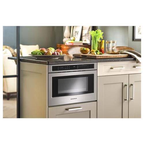 Monogram 24-inch, 1.2 cu.ft. Drawer Microwave Oven with 10 Cooking Modes ZWL1126SRSS IMAGE 7