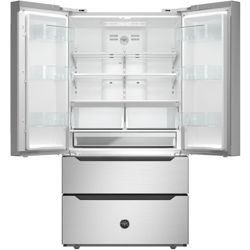 Bertazzoni 36-inch, 22.5 cu. ft. Freestanding French 4-Door Refrigerator with Automatic Ice Maker REF36FDFIXNB IMAGE 2