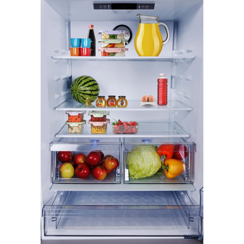 Blomberg 30-inch, 16.1 cu. ft. Counter Depth Bottom Freezer Refrigerator with Frost Free Cooling BRFB21612SS IMAGE 11