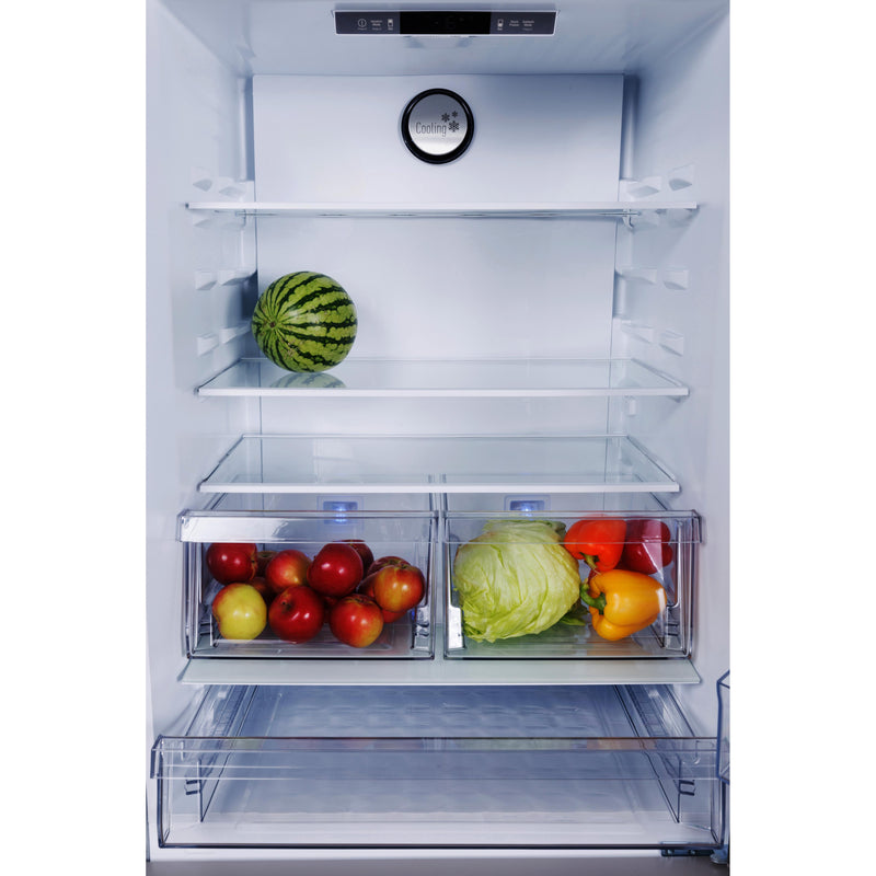 Blomberg 30-inch, 16.1 cu. ft. Counter Depth Bottom Freezer Refrigerator with Frost Free Cooling BRFB21612SS IMAGE 12