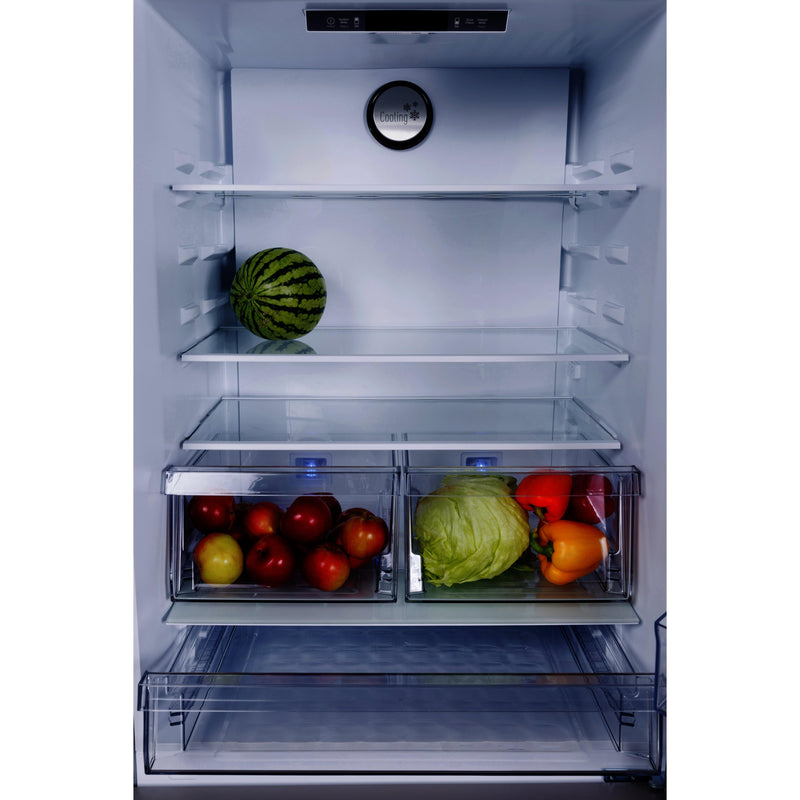 Blomberg 30-inch, 16.1 cu. ft. Counter Depth Bottom Freezer Refrigerator with Frost Free Cooling BRFB21622SS IMAGE 12