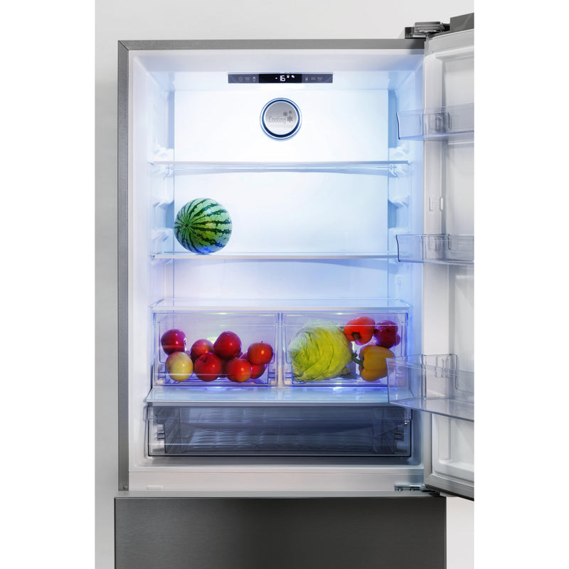 Blomberg 30-inch, 16.1 cu. ft. Counter Depth Bottom Freezer Refrigerator with Frost Free Cooling BRFB21622SS IMAGE 6