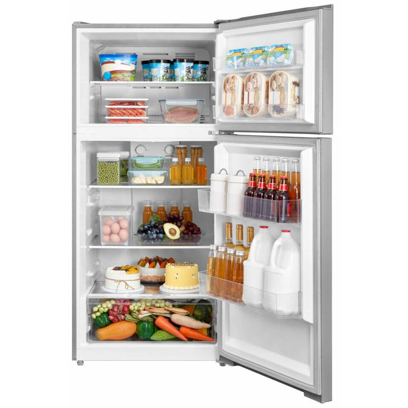 Danby 14.2 cu. ft. Apartment Size Top Freezer Refrigerator DFF142E1SSDB IMAGE 4