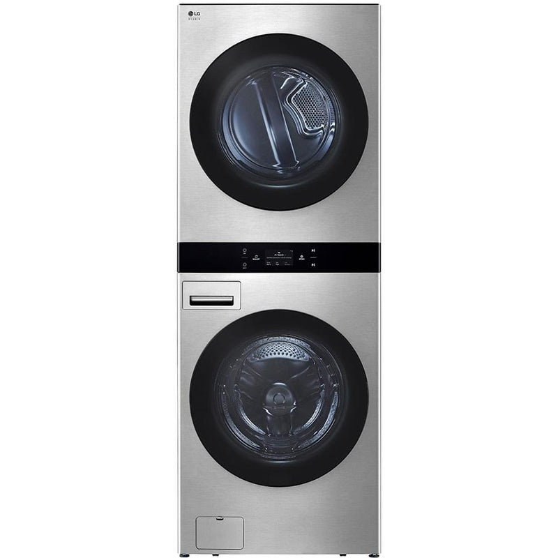 LG Stacked Washer/Dryer Electric Laundry Center with Allergiene® Cycle SWWE50N3 IMAGE 1