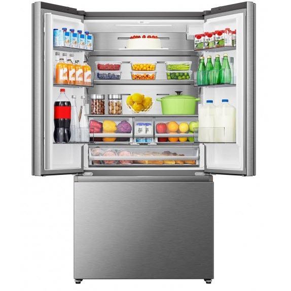 Hisense 36-inch, 22.4 cu. ft. Counter-Depth French 3-Door Refrigerator with Water Dispensing System RF225C3CSEI IMAGE 3