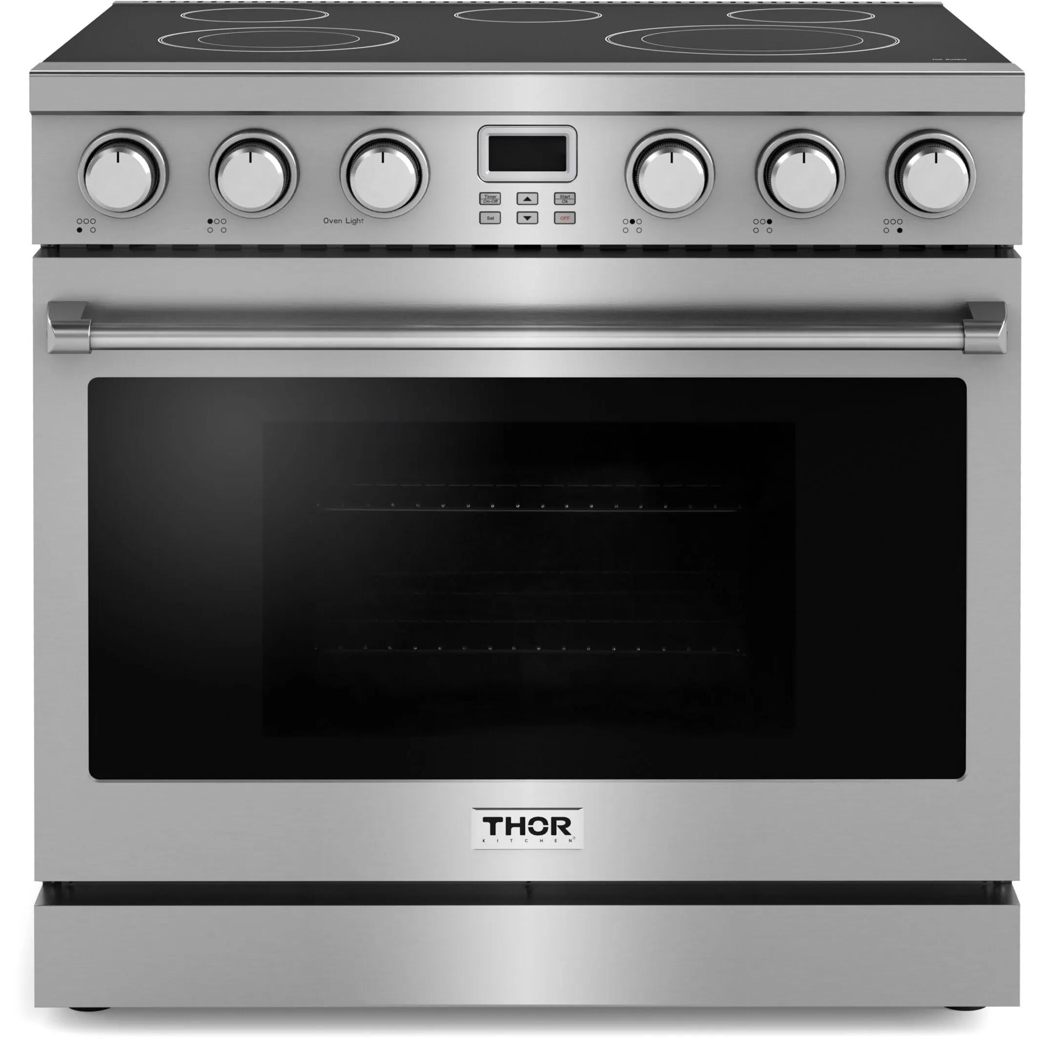 ARE36 Thor Kitchen 36inch Freestanding Electric Range with Convection