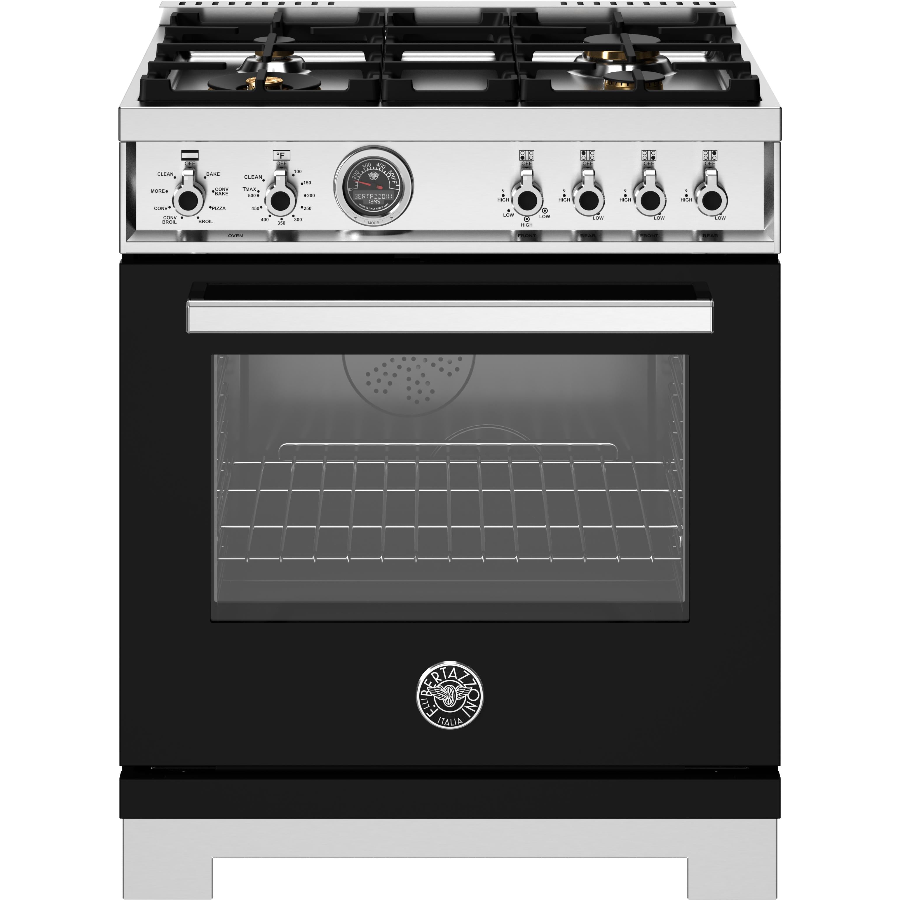 Bertazzoni 30inch Freestanding Dual Fuel Range