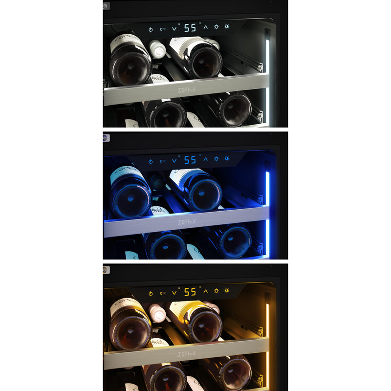 Zephyr 27-Bottle Wine Cooler with Door Lock PRW15C01CG IMAGE 7