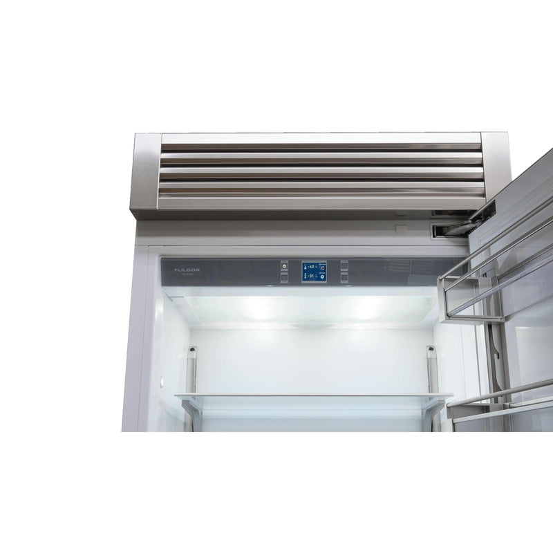 Fulgor Milano 36-inch, 18.5 cu. ft. Bottom Freezer Refrigerator with Ice Maker F7PBM36S2-R IMAGE 14