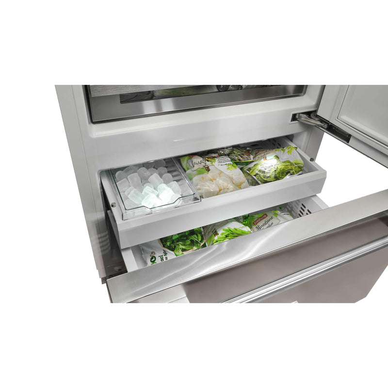 Fulgor Milano 36-inch, 18.5 cu. ft. Bottom Freezer Refrigerator with Ice Maker F7PBM36S2-R IMAGE 4