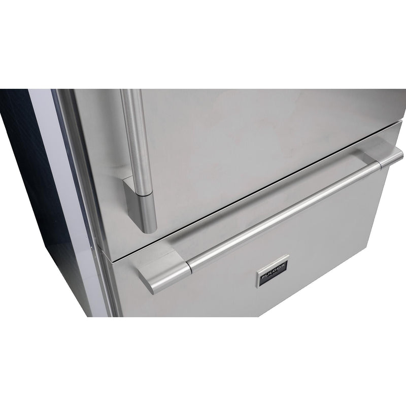 Fulgor Milano 36-inch, 18.5 cu. ft. Bottom Freezer Refrigerator with Ice Maker F7PBM36S2-R IMAGE 6