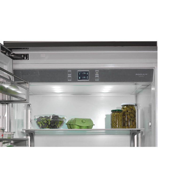 Fulgor Milano 36-inch, 18.5 cu. ft. Bottom Freezer Refrigerator with Ice Maker F7PBM36S2-L IMAGE 3