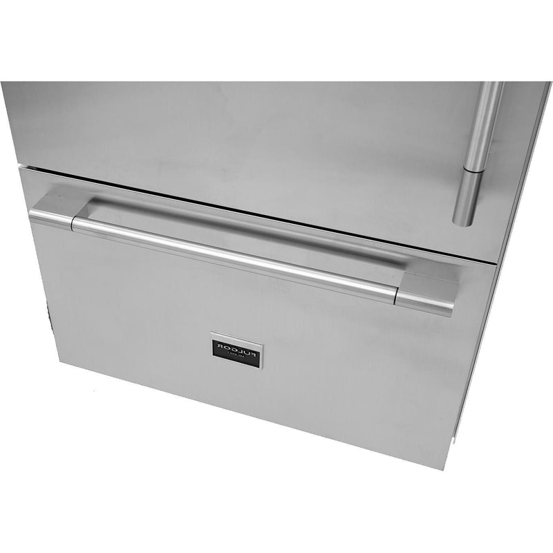 Fulgor Milano 36-inch, 18.5 cu. ft. Bottom Freezer Refrigerator with Ice Maker F7PBM36S2-L IMAGE 5