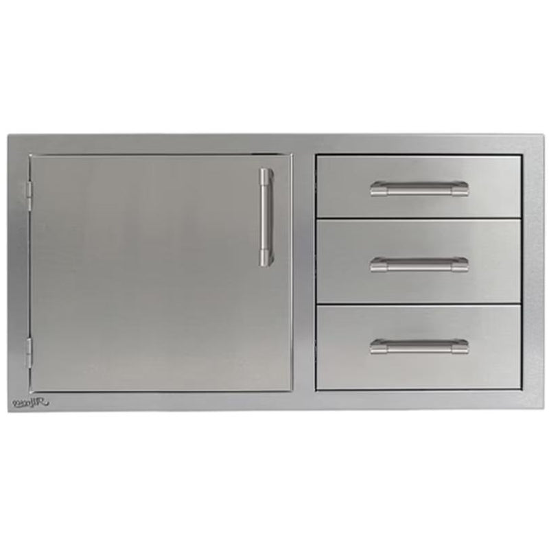Alfresco Outdoor Kitchen Components Drawer & Door Center AXE-DDC-L-42SC IMAGE 1