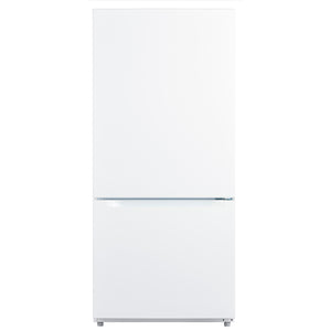 AVG 30-inch, 18.7 cu.ft. Freestanding Bottom Freezer Refrigerator with LED Lighting ARBM188WE2 IMAGE 1