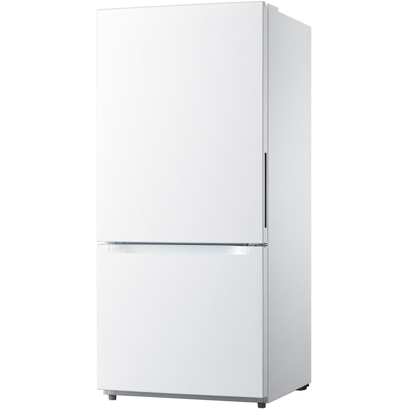 AVG 30-inch, 18.7 cu.ft. Freestanding Bottom Freezer Refrigerator with LED Lighting ARBM188WE2 IMAGE 3