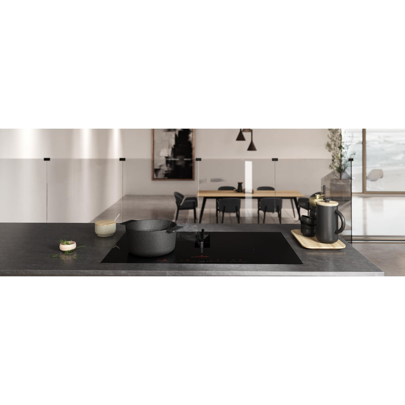 Elica 36-inch Built-in Induction Cooktop with 2 in 1 Downdraft ENF436BL IMAGE 2