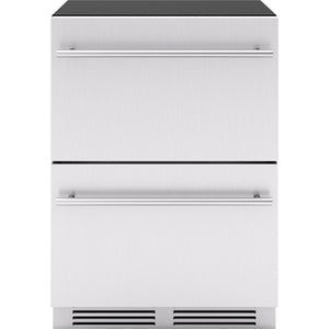Zephyr 24-inch, 5.4 cu. ft. Drawer Refrigerator PRRD24C1AS IMAGE 1