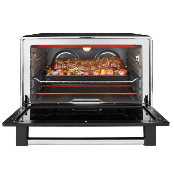 KitchenAid Dual Convection Countertop Oven With Temperature Probe KCO255BMSP IMAGE 5