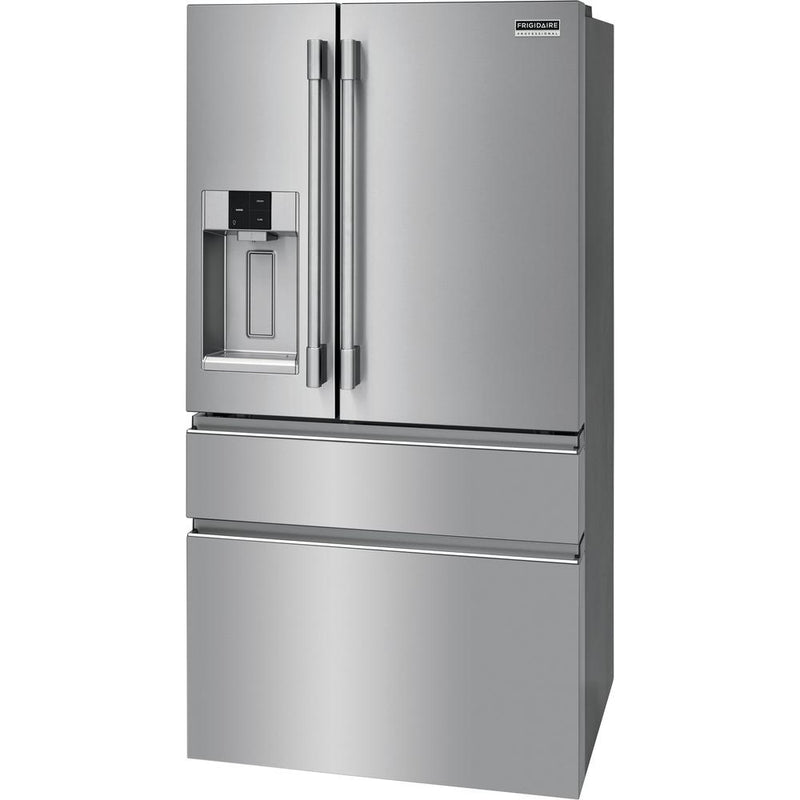 Frigidaire Professional 36-inch, 21.8 cu.ft. Counter-Depth French 4-Door Refrigerator with External Water and Ice System PRMC2285AFSP IMAGE 3