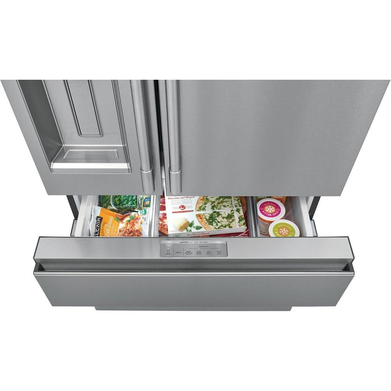 Frigidaire Professional 36-inch, 21.8 cu.ft. Counter-Depth French 4-Door Refrigerator with External Water and Ice System PRMC2285AFSP IMAGE 6