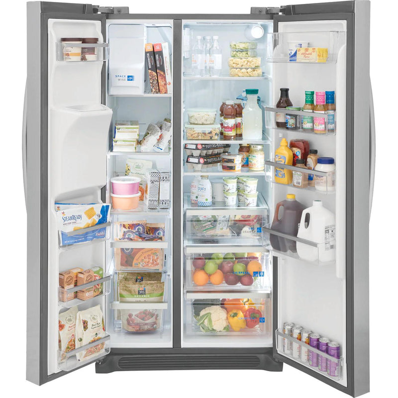 Frigidaire Gallery 36-inch, 22.3 cu.ft. Counter-Depth Side-by-Side Refrigerator with Ice and Water Dispensing System GRSC2352AFSP IMAGE 3