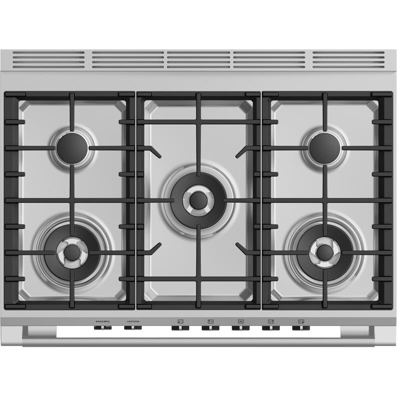 Fisher & Paykel 36-inch Freestanding Gas Range with AeroTech™ Technology OR36SCG4B1SP IMAGE 3
