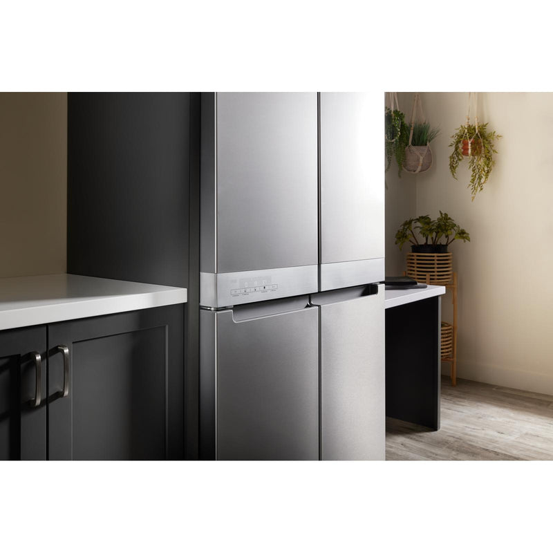 KitchenAid 36-inch, 19.4 cu. ft. Counter-Depth 4-Door Refrigerator with PrintShield™ Finish KRQC506MPSSP IMAGE 18
