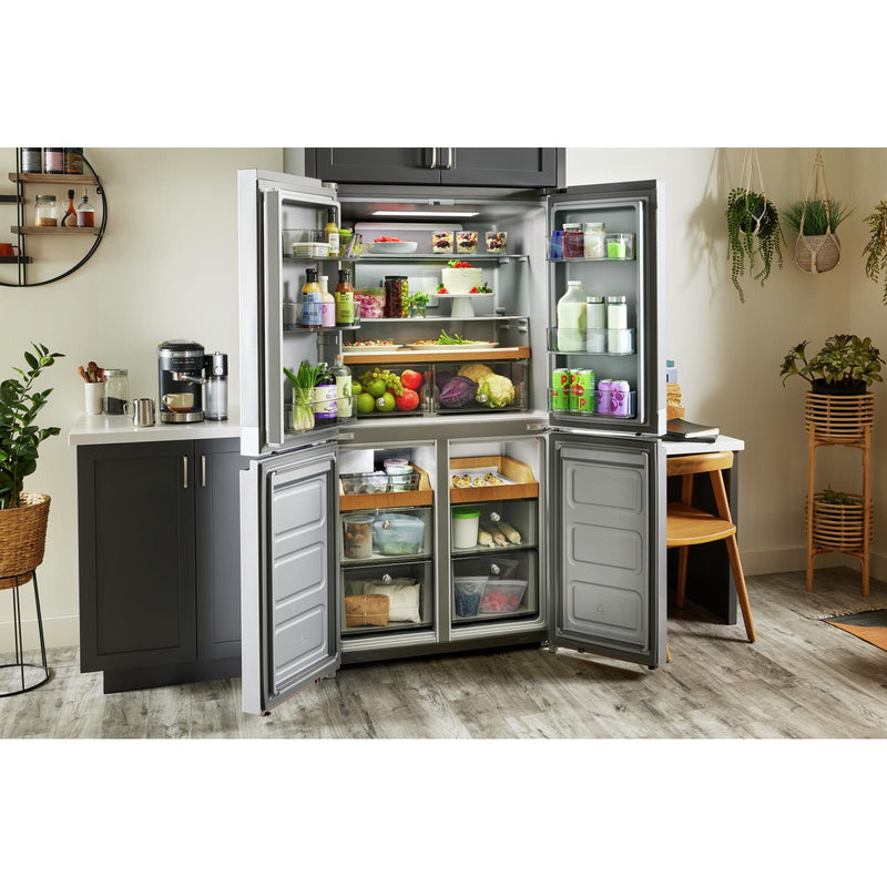 KitchenAid 36-inch, 19.4 cu. ft. Counter-Depth 4-Door Refrigerator with PrintShield™ Finish KRQC506MPSSP IMAGE 20