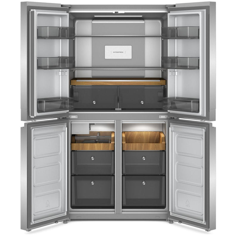 KitchenAid 36-inch, 19.4 cu. ft. Counter-Depth 4-Door Refrigerator with PrintShield™ Finish KRQC506MPSSP IMAGE 2