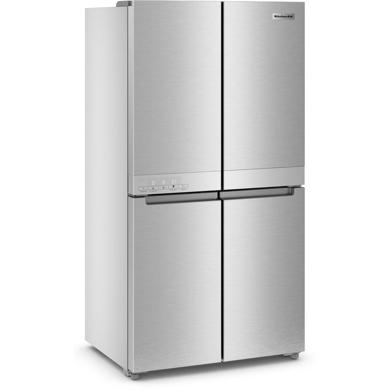 KitchenAid 36-inch, 19.4 cu. ft. Counter-Depth 4-Door Refrigerator with PrintShield™ Finish KRQC506MPSSP IMAGE 5