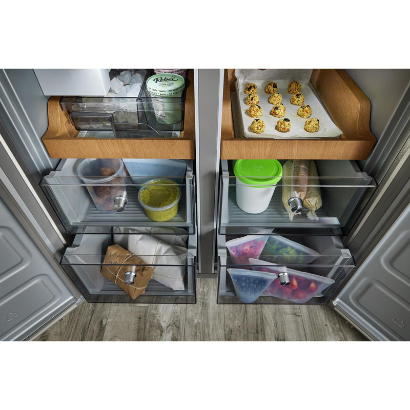 KitchenAid 36-inch, 19.4 cu. ft. Counter-Depth 4-Door Refrigerator with PrintShield™ Finish KRQC506MPSSP IMAGE 9