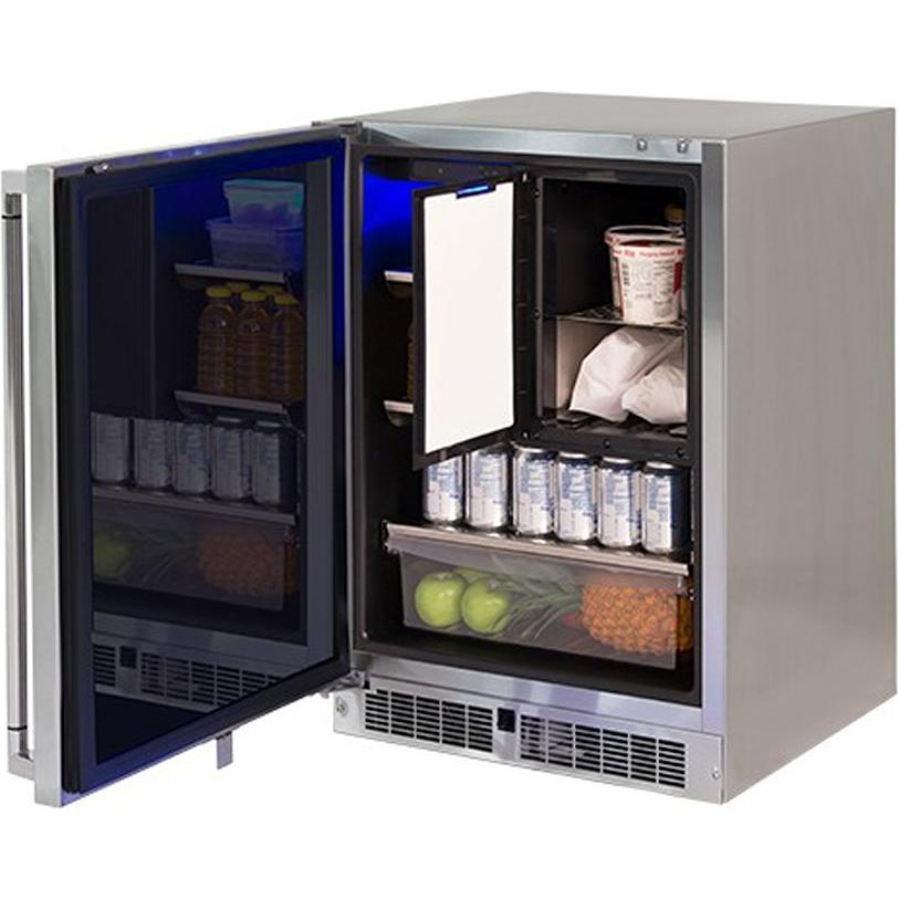 Lynx 24in 4.9cuft Outdoor Fridge/Freezer Combo LN24REFC IMAGE 2
