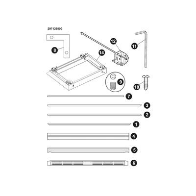 Electrolux Icon Refrigeration Accessories Trim Kit DUORSRKIT IMAGE 2