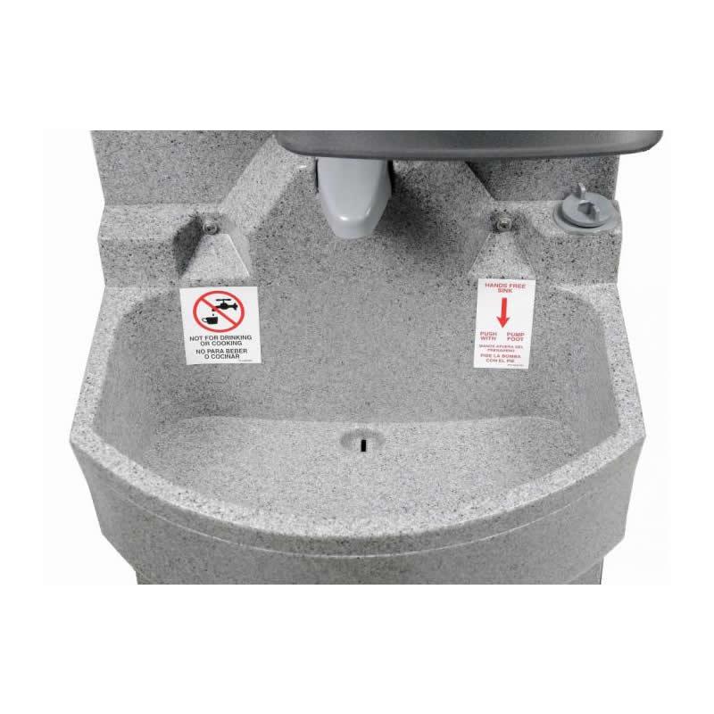 Crown Verity Outdoor Hand Sink - Hot and Cold Water CV-EHS-E IMAGE 3