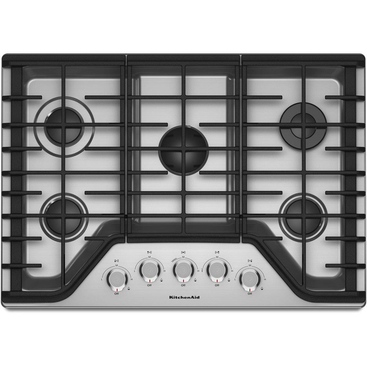 Kitchenaid 30 gas cooktop with downdraft store