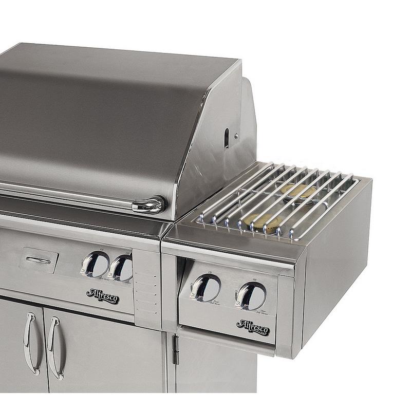 Gas barbecue with side burner deals